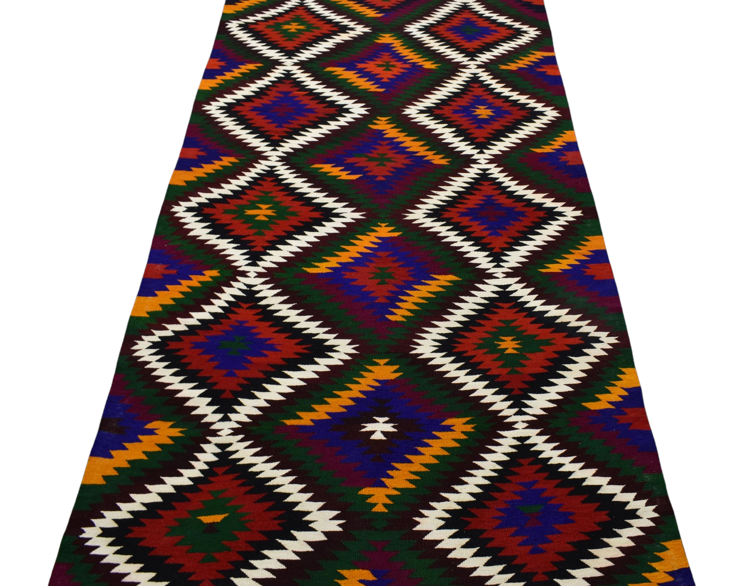 Kilim Antik El Dokuması Yün Antalya Barak Yörük Kilimi 0095 - Yeni - Çok Renkli