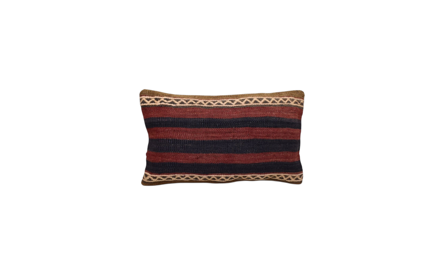 Kilim Antik El Dokuma Dekoratif Lumbar Kilim Kırlent Yastık Kılıfı 1001 - Yeni - Çok Renkli