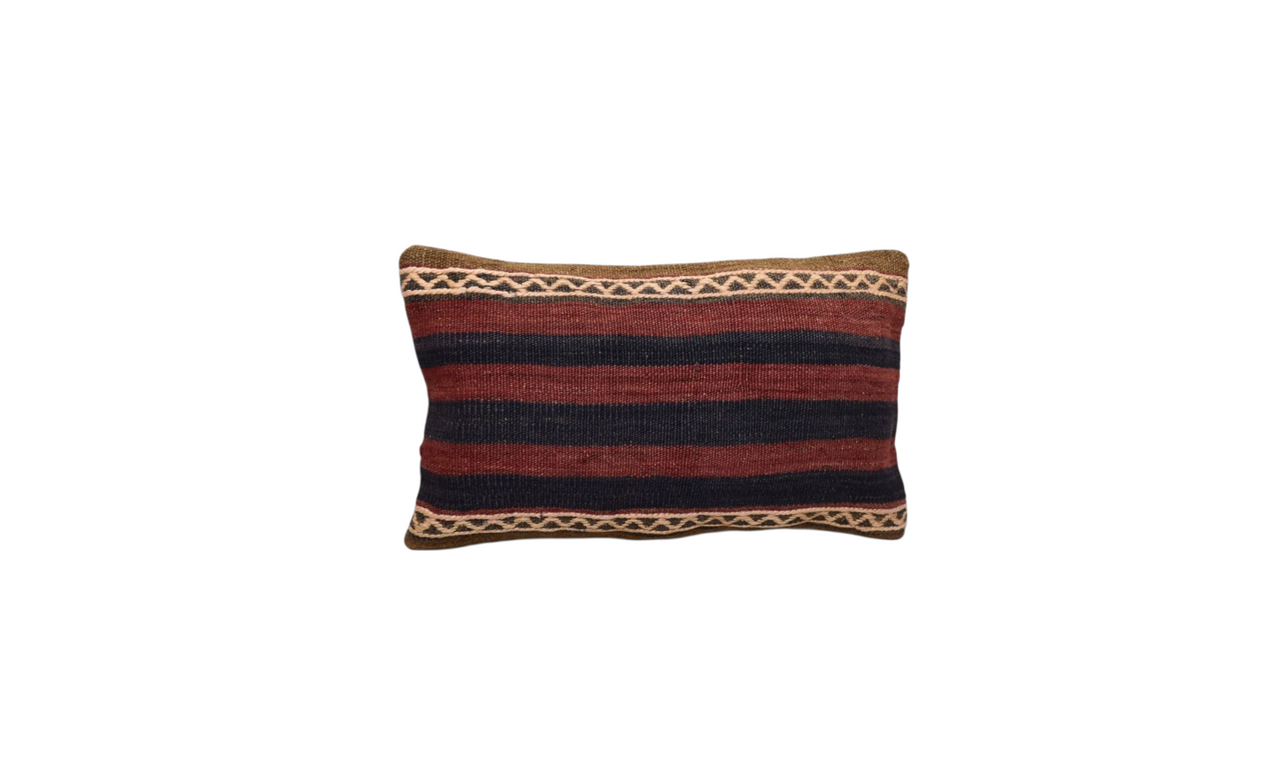 Kilim Antik El Dokuma Dekoratif Lumbar Kilim Kırlent Yastık Kılıfı 1001 - Yeni - Çok Renkli