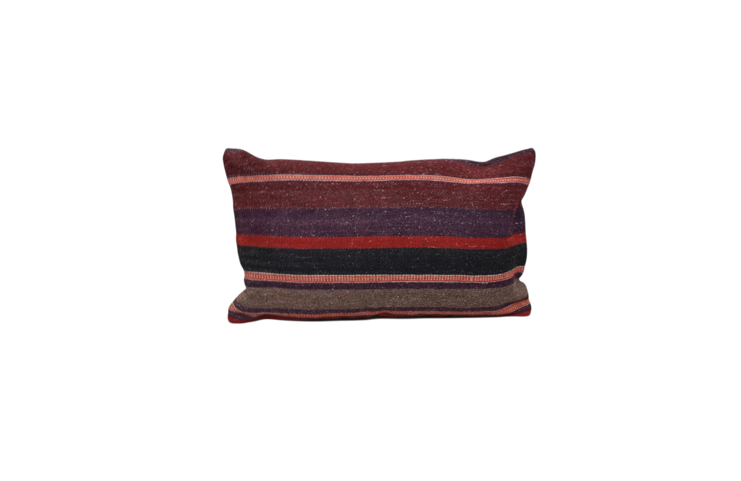 Kilim Antik El Dokuma Dekoratif Lumbar Kilim Kırlent Yastık Kılıfı 1009 - Yeni - Çok Renkli
