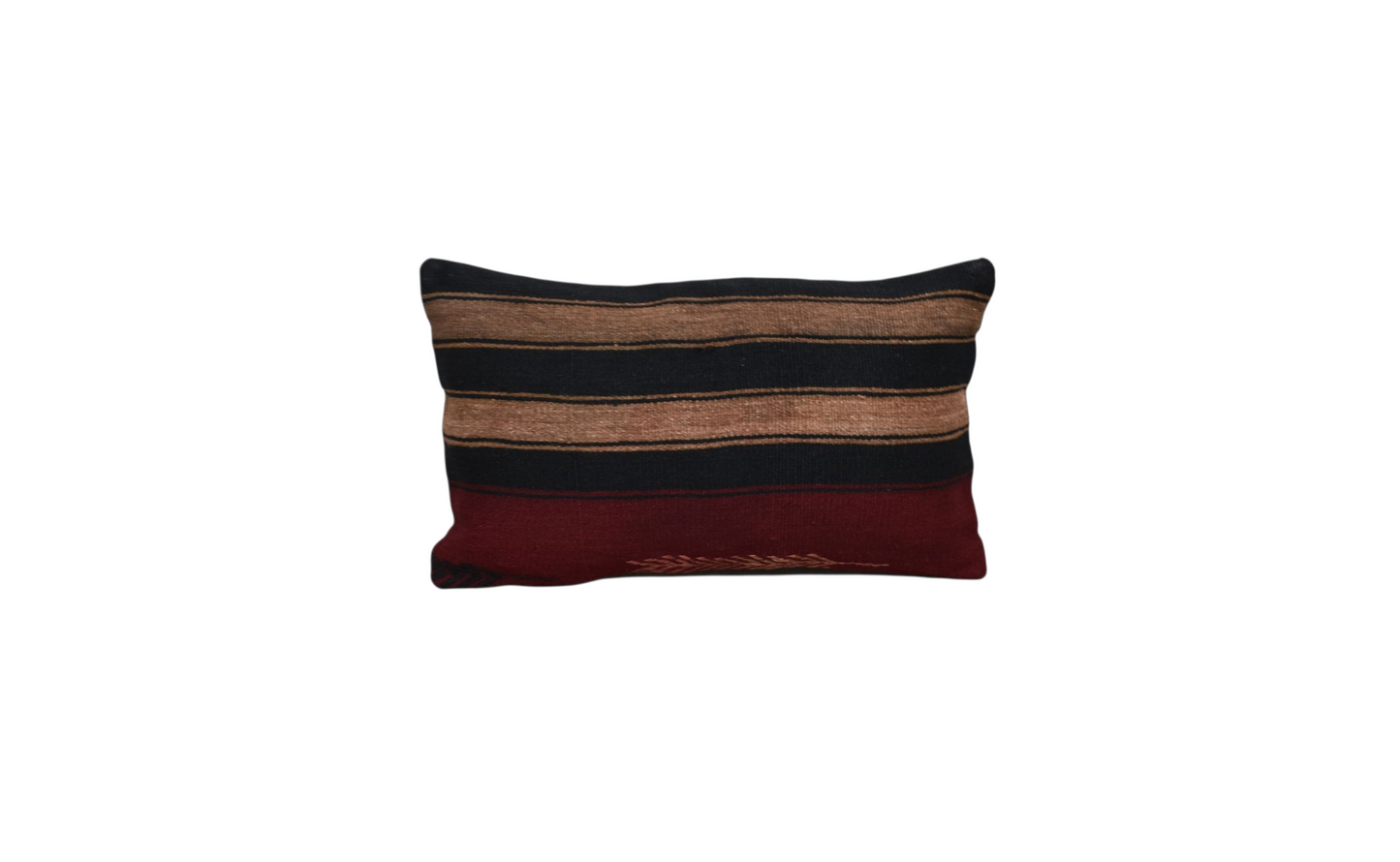 Kilim Antik El Dokuma Dekoratif Lumbar Kilim Kırlent Yastık Kılıfı 1011 - Yeni - Çok Renkli