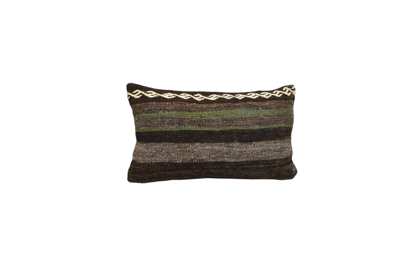 Kilim Antik El Dokuma Dekoratif Lumbar Kilim Kırlent Yastık Kılıfı 1012 - Yeni - Çok Renkli