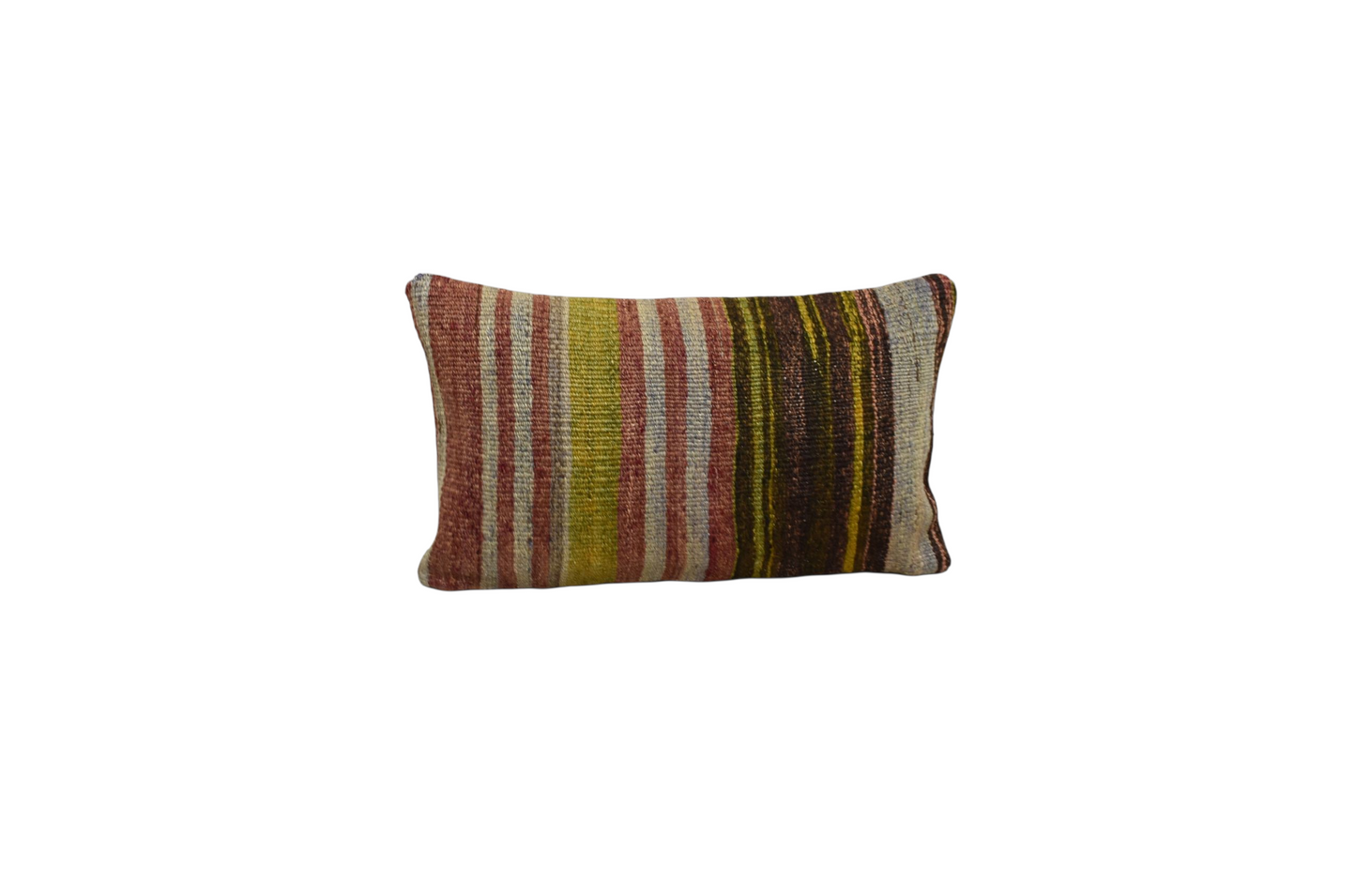Kilim Antik El Dokuma Dekoratif Lumbar Kilim Kırlent Yastık Kılıfı 1014 - Yeni - Çok Renkli