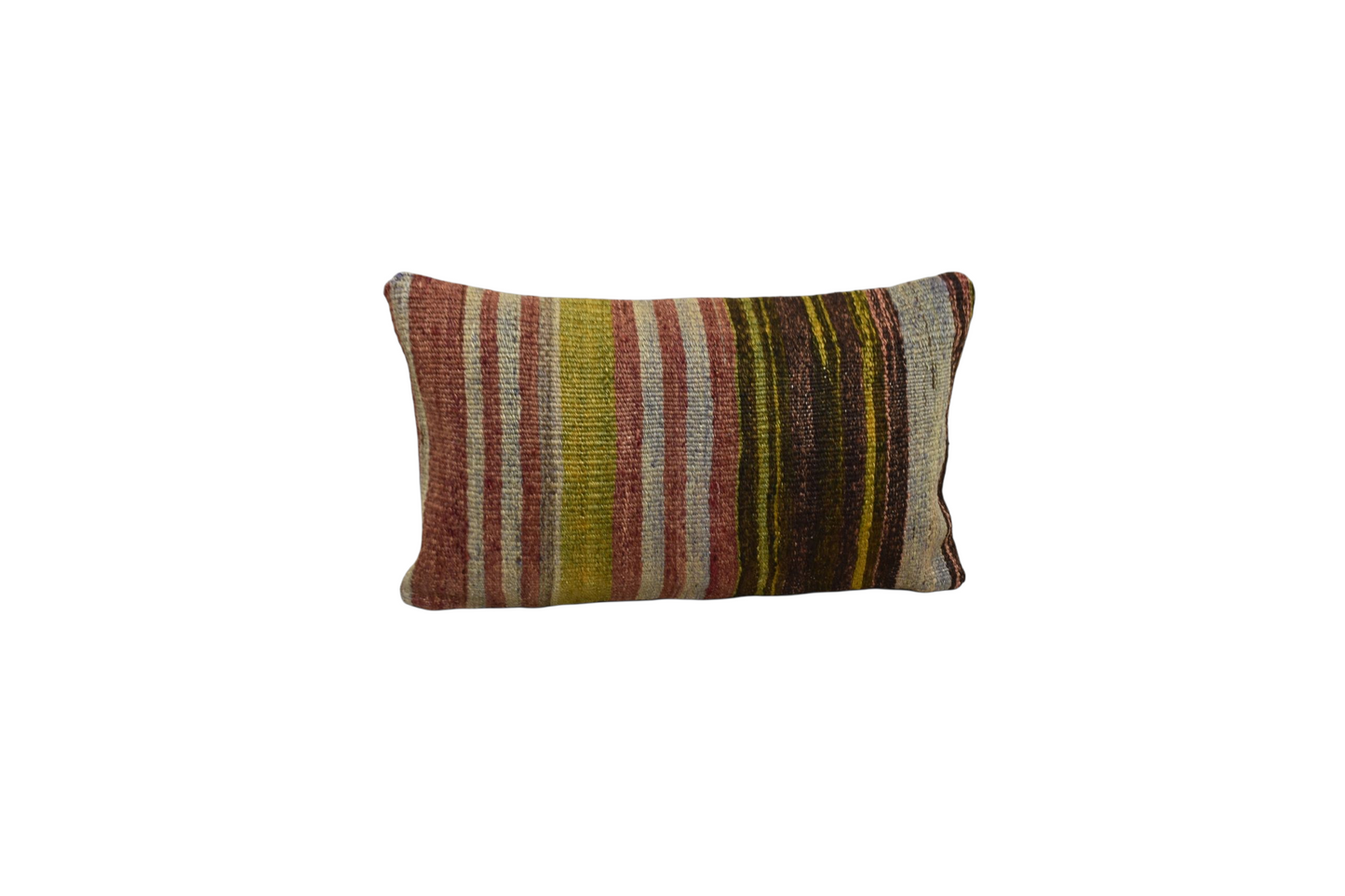 Kilim Antik El Dokuma Dekoratif Lumbar Kilim Kırlent Yastık Kılıfı 1014 - Yeni - Çok Renkli