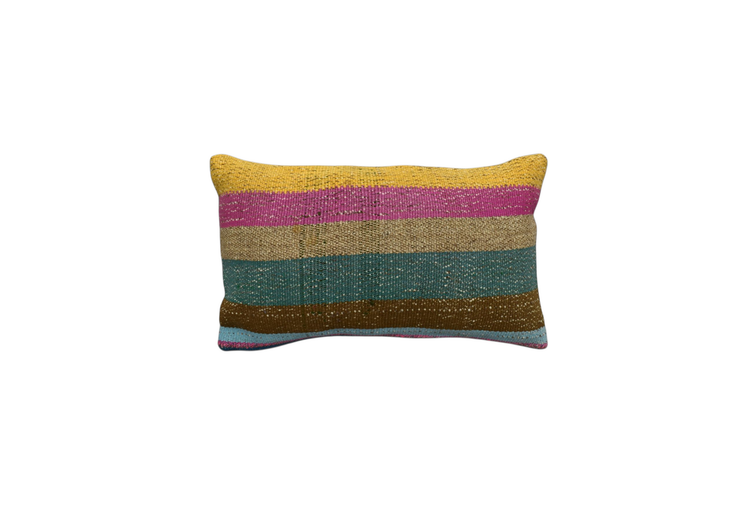 Kilim Antik El Dokuma Dekoratif Lumbar Kilim Kırlent Yastık Kılıfı 1016 - Yeni - Çok Renkli
