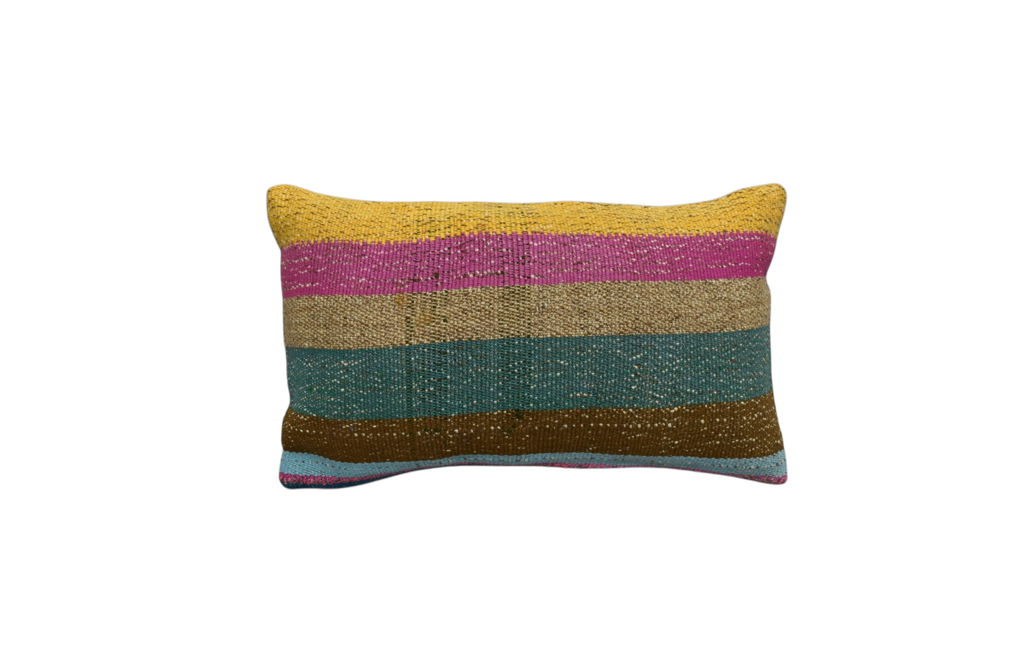 Kilim Antik El Dokuma Dekoratif Lumbar Kilim Kırlent Yastık Kılıfı 1016 - Yeni - Çok Renkli