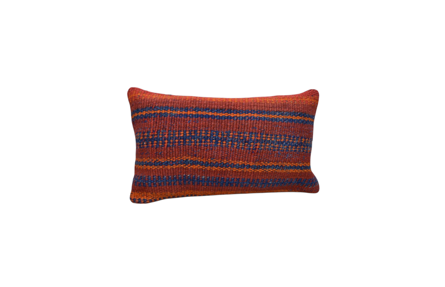 Kilim Antik El Dokuma Dekoratif Lumbar Kilim Kırlent Yastık Kılıfı 1018 - Yeni - Çok Renkli