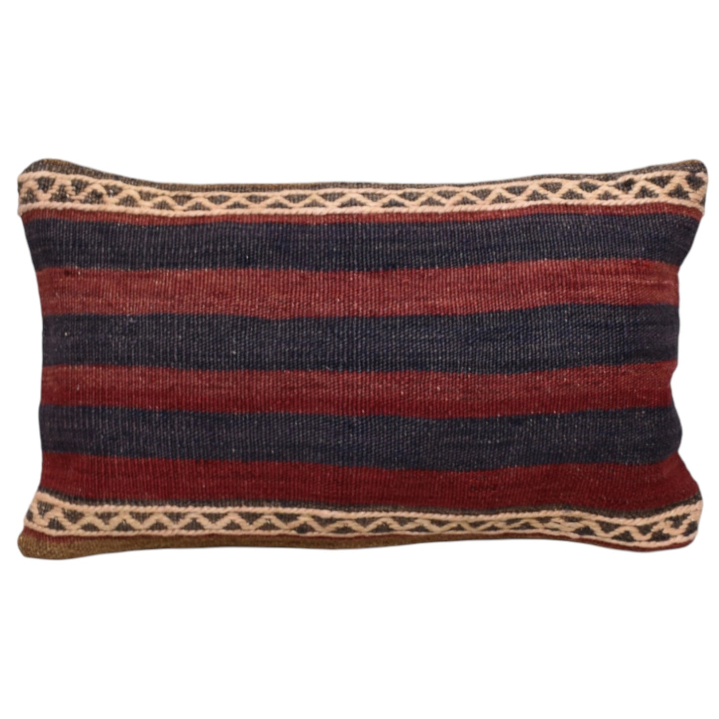 Kilim Antik El Dokuma Dekoratif Lumbar Kilim Kırlent Yastık Kılıfı 1019 - Yeni - Çok Renkli