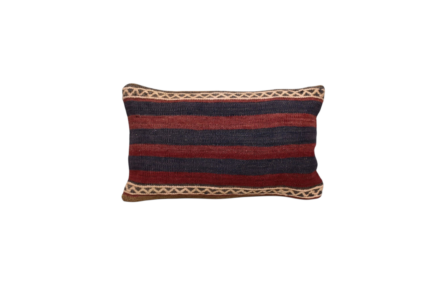 Kilim Antik El Dokuma Dekoratif Lumbar Kilim Kırlent Yastık Kılıfı 1019 - Yeni - Çok Renkli