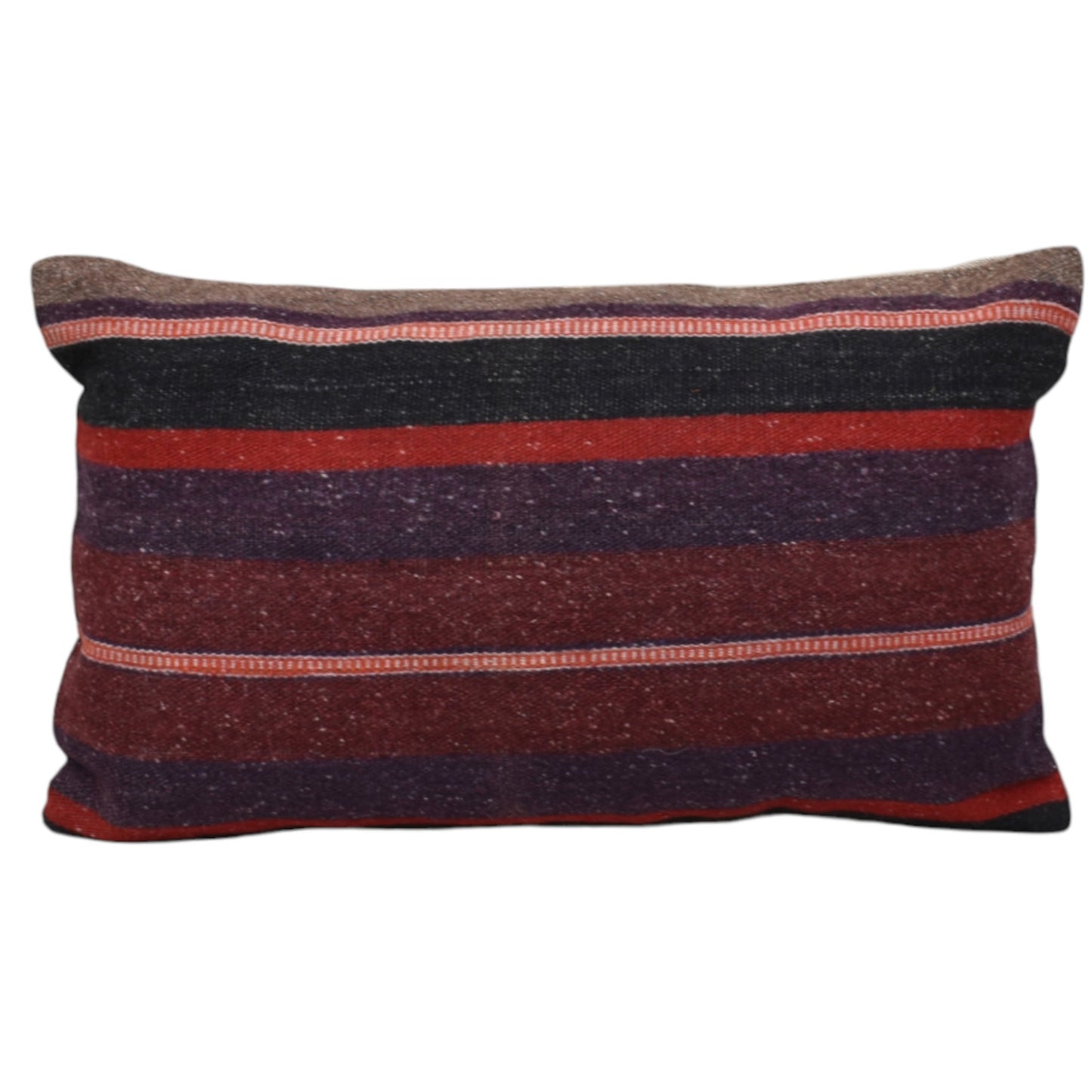 Kilim Antik El Dokuma Dekoratif Lumbar Kilim Kırlent Yastık Kılıfı 1023 - Yeni - Çok Renkli