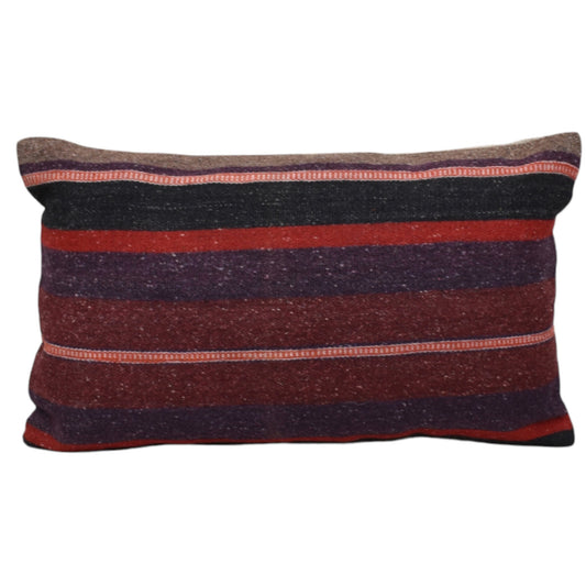Kilim Antik El Dokuma Dekoratif Lumbar Kilim Kırlent Yastık Kılıfı 1023 - Yeni - Çok Renkli