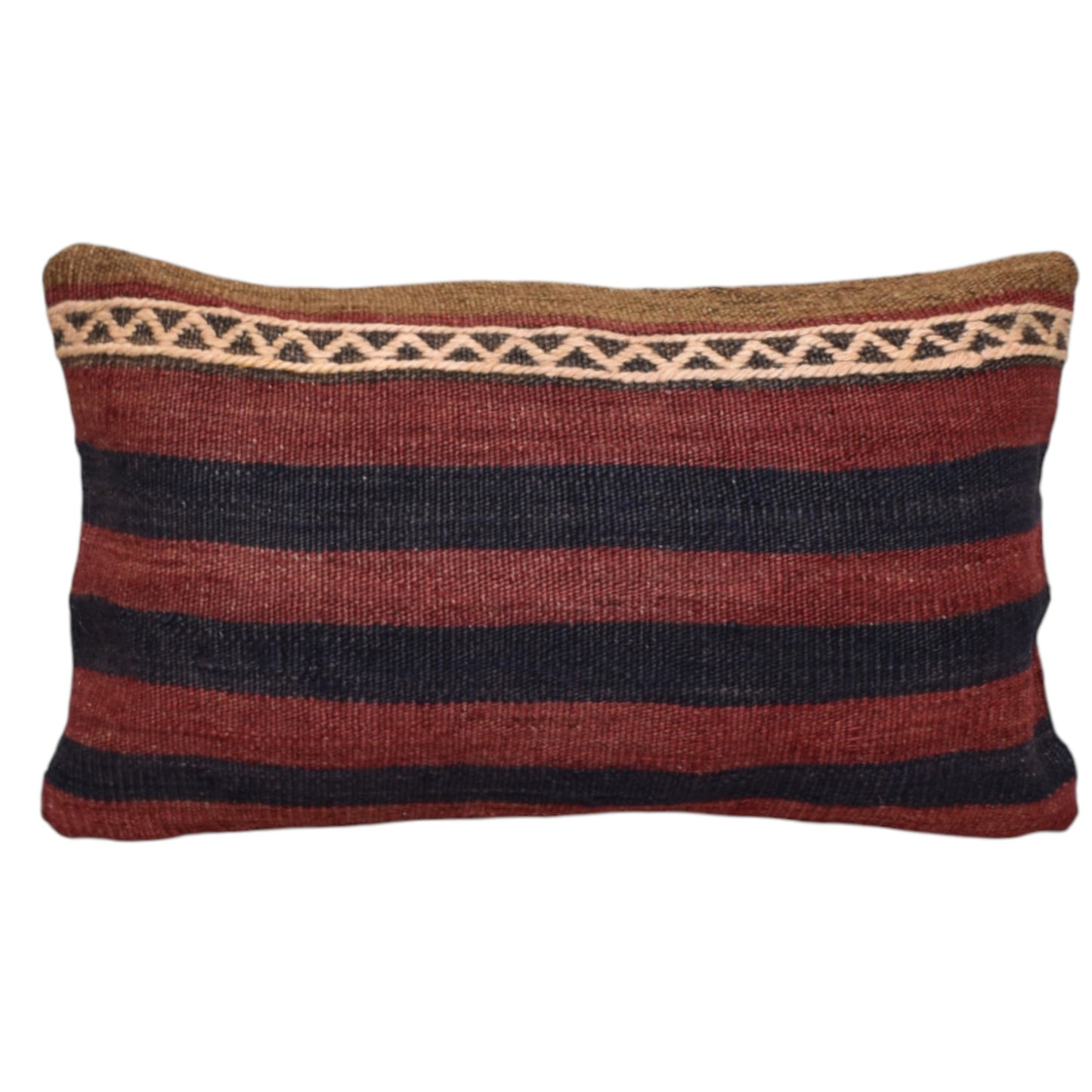 Kilim Antik El Dokuma Dekoratif Lumbar Kilim Kırlent Yastık Kılıfı 1026 - Yeni - Çok Renkli
