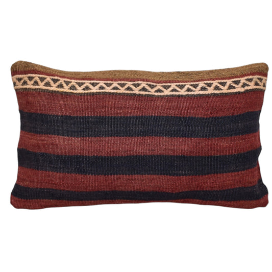 Kilim Antik El Dokuma Dekoratif Lumbar Kilim Kırlent Yastık Kılıfı 1026 - Yeni - Çok Renkli