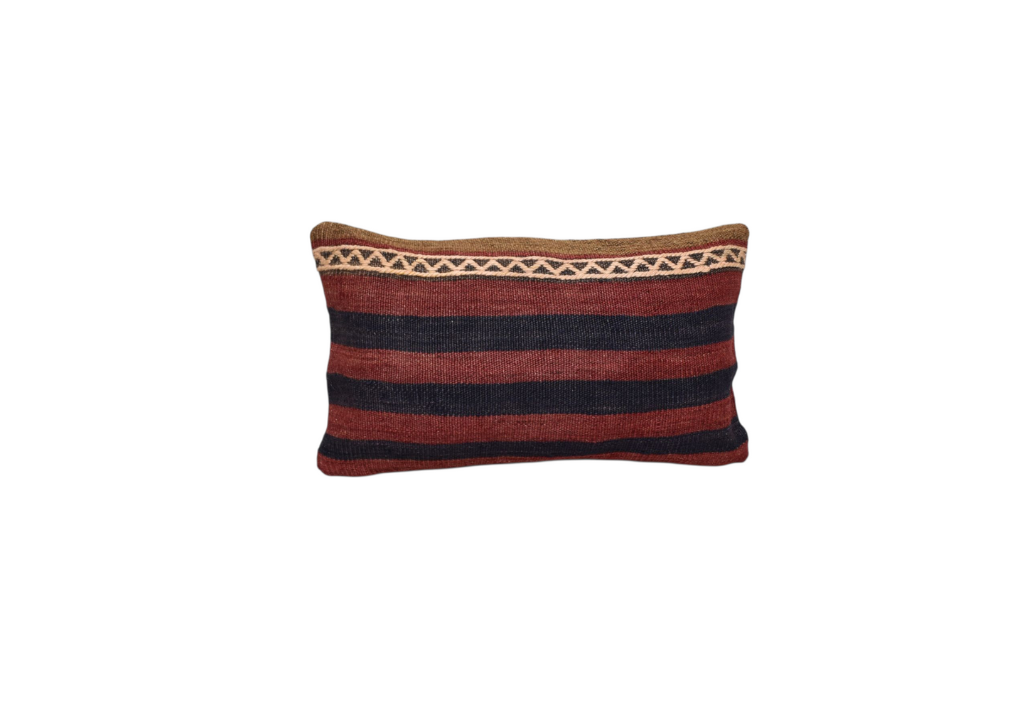 Kilim Antik El Dokuma Dekoratif Lumbar Kilim Kırlent Yastık Kılıfı 1026 - Yeni - Çok Renkli