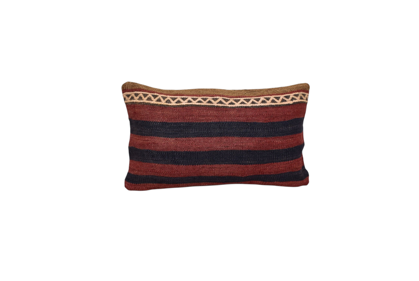 Kilim Antik El Dokuma Dekoratif Lumbar Kilim Kırlent Yastık Kılıfı 1026 - Yeni - Çok Renkli