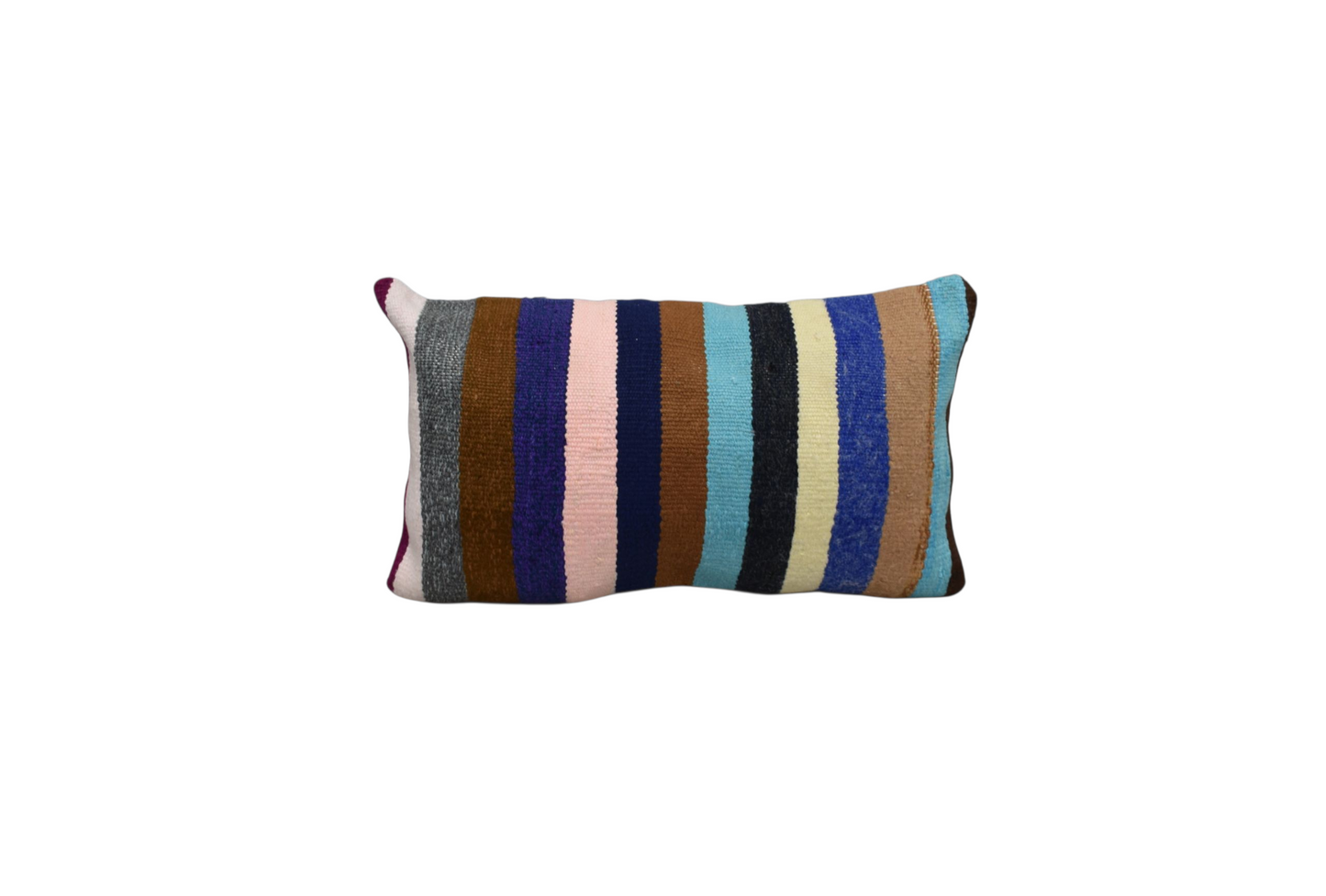 Kilim Antik El Dokuma Dekoratif Lumbar Kilim Kırlent Yastık Kılıfı 1029 - Yeni - Çok Renkli