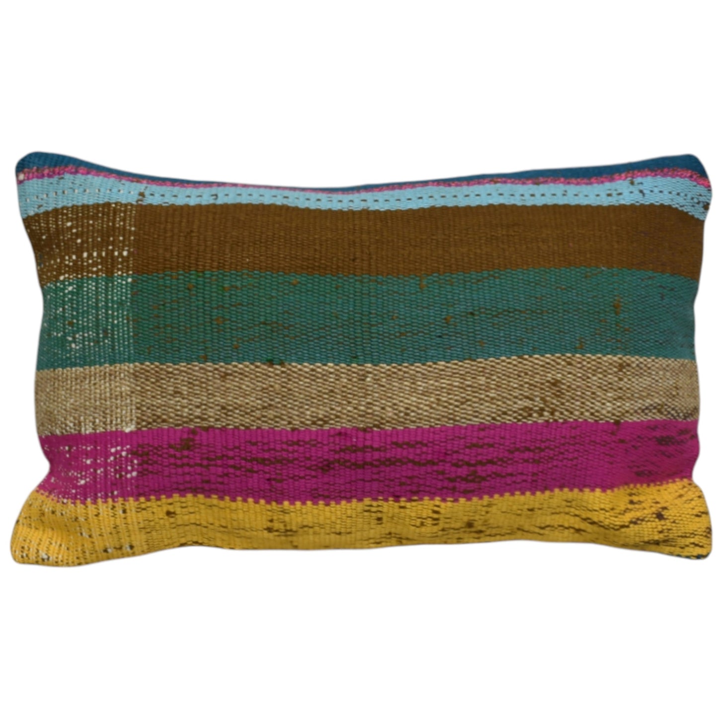 Kilim Antik El Dokuma Dekoratif Lumbar Kilim Kırlent Yastık Kılıfı 1032 - Yeni - Çok Renkli