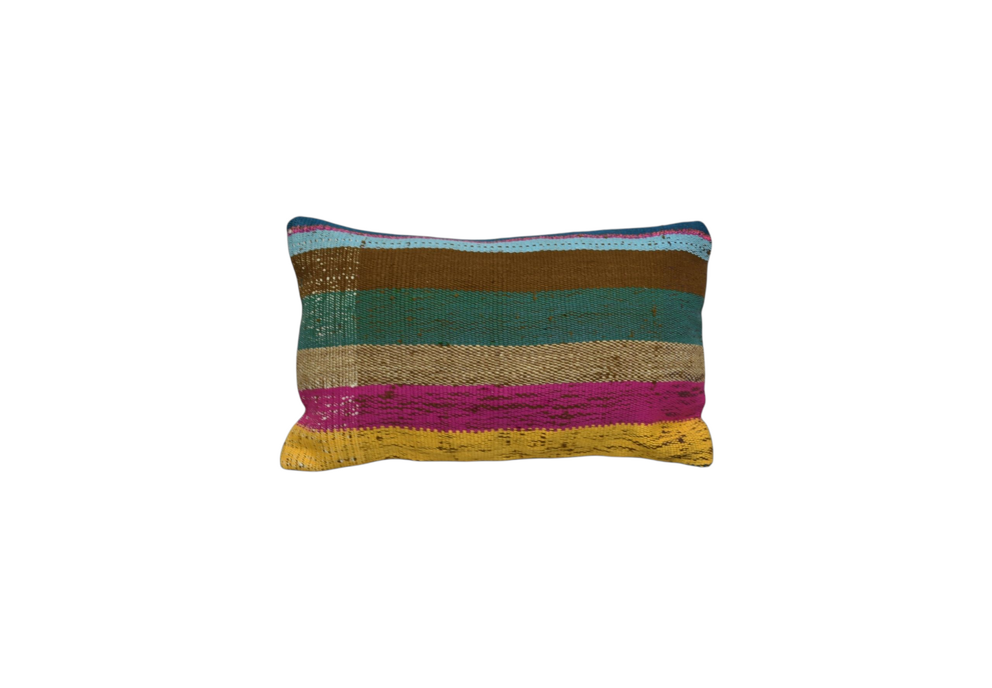 Kilim Antik El Dokuma Dekoratif Lumbar Kilim Kırlent Yastık Kılıfı 1032 - Yeni - Çok Renkli
