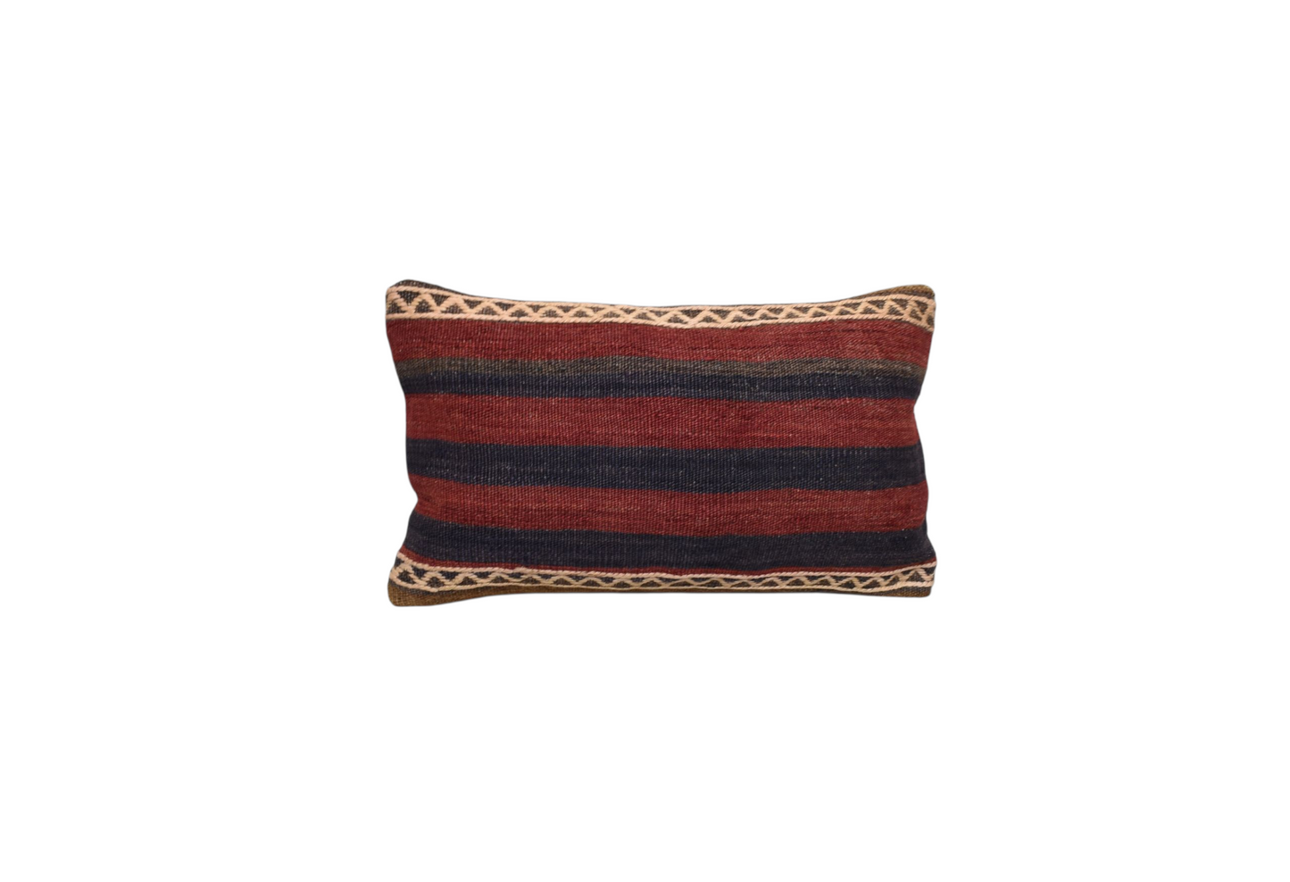 Kilim Antik El Dokuma Dekoratif Lumbar Kilim Kırlent Yastık Kılıfı 1035 - Yeni - Çok Renkli