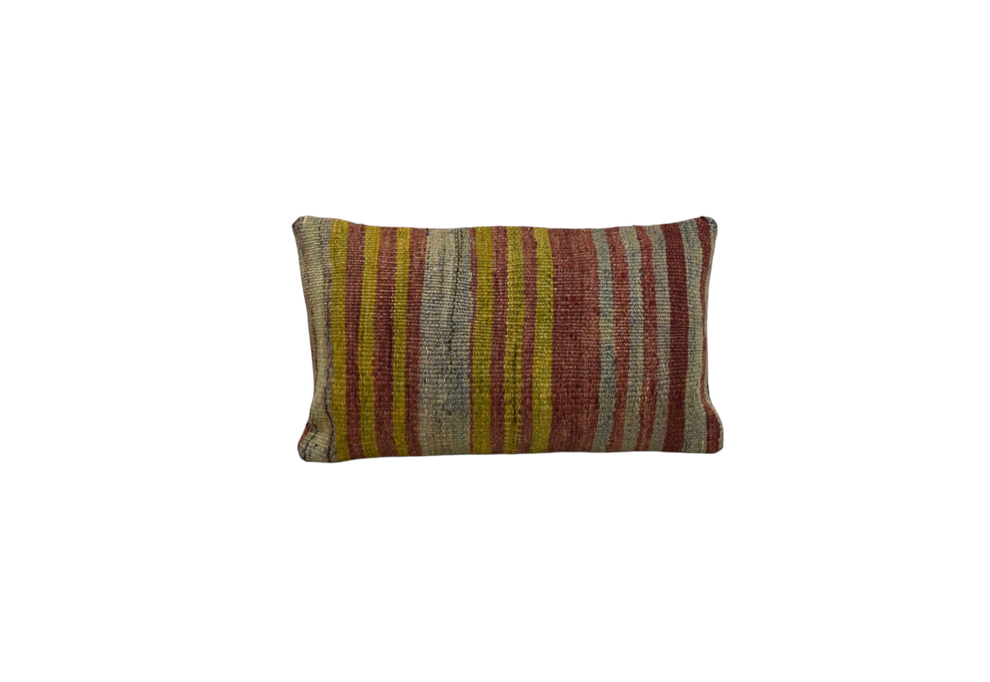 Kilim Antik El Dokuma Dekoratif Lumbar Kilim Kırlent Yastık Kılıfı 1036 - Yeni - Çok Renkli