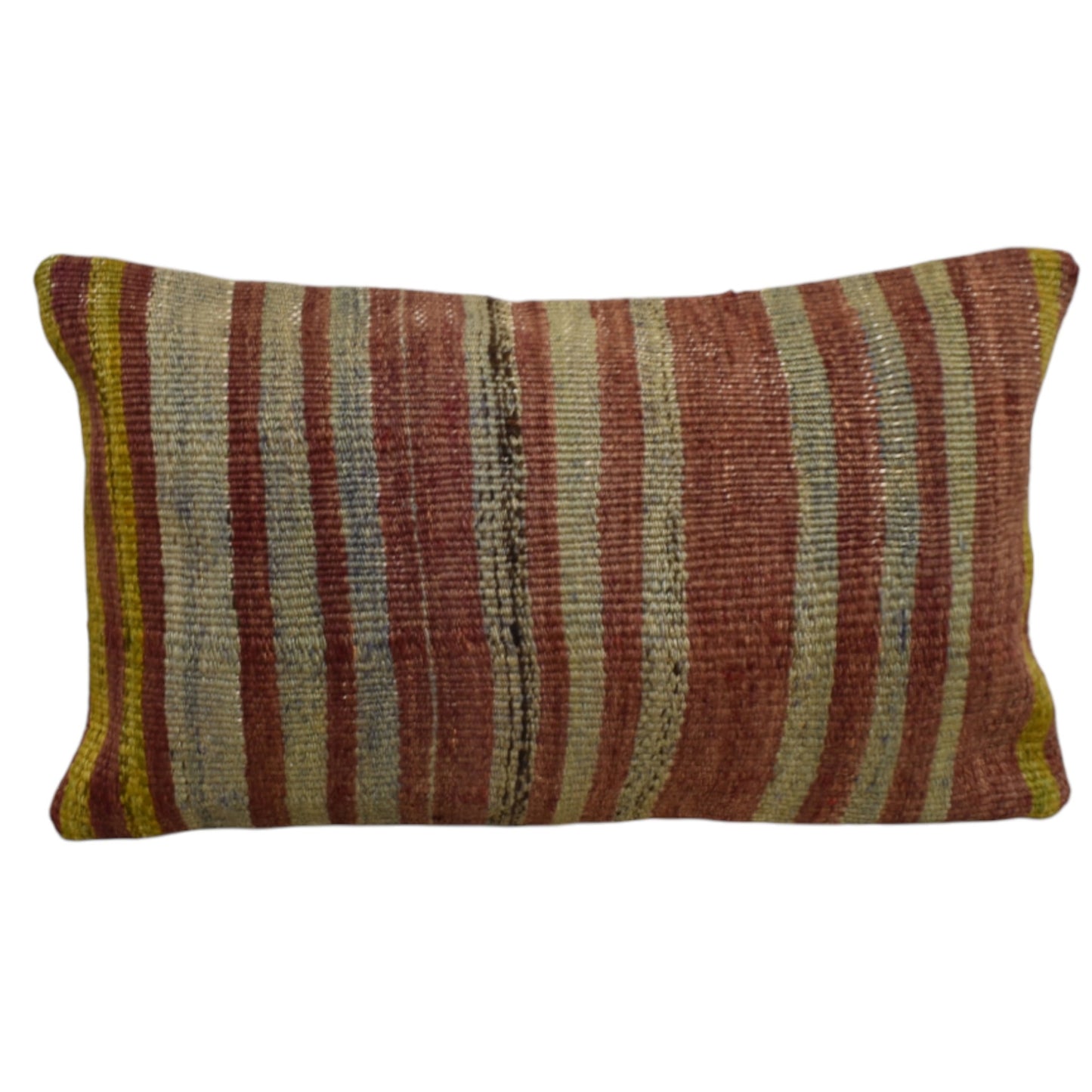 Kilim Antik El Dokuma Dekoratif Lumbar Kilim Kırlent Yastık Kılıfı 1044 - Yeni - Çok Renkli