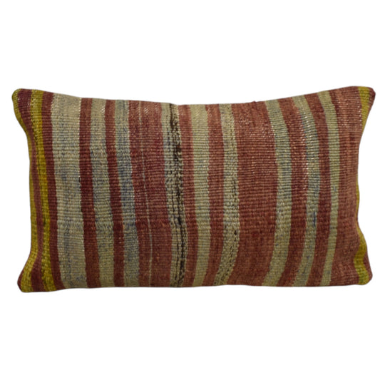 Kilim Antik El Dokuma Dekoratif Lumbar Kilim Kırlent Yastık Kılıfı 1044 - Yeni - Çok Renkli