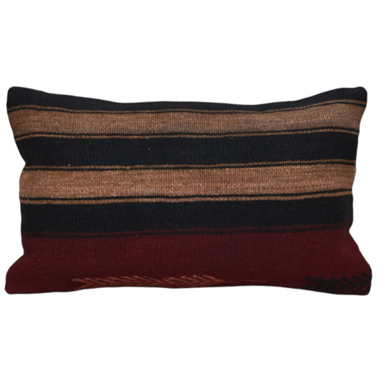 Kilim Antik El Dokuma Dekoratif Lumbar Kilim Kırlent Yastık Kılıfı 1047 - Yeni - Çok Renkli