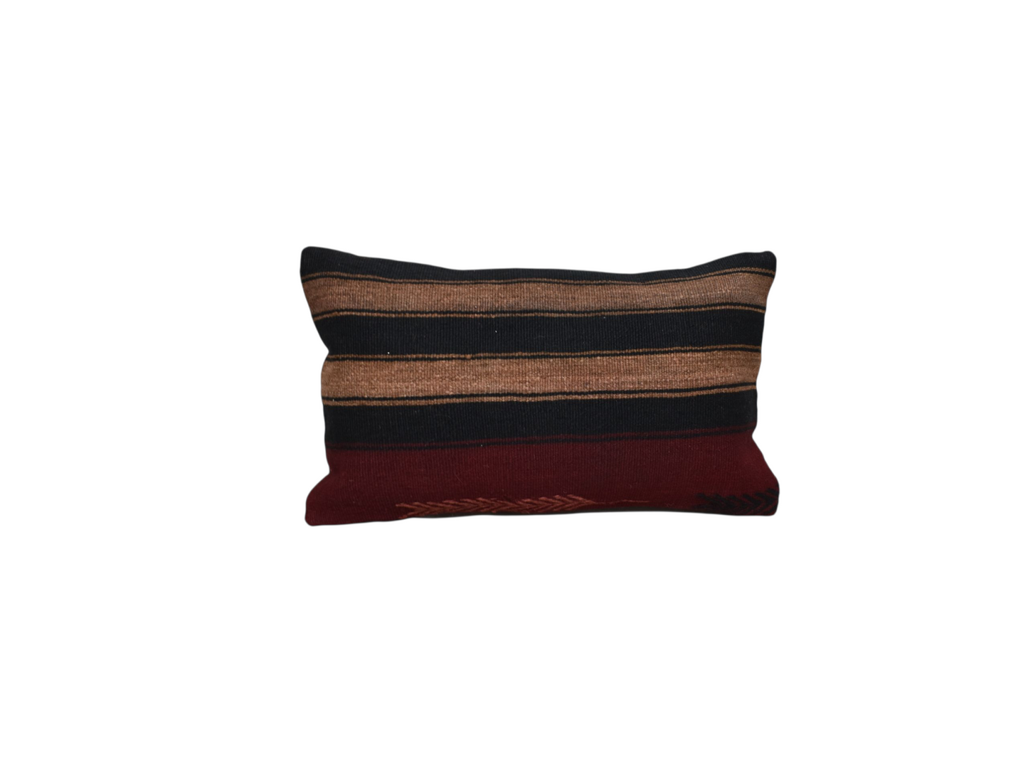 Kilim Antik El Dokuma Dekoratif Lumbar Kilim Kırlent Yastık Kılıfı 1047 - Yeni - Çok Renkli