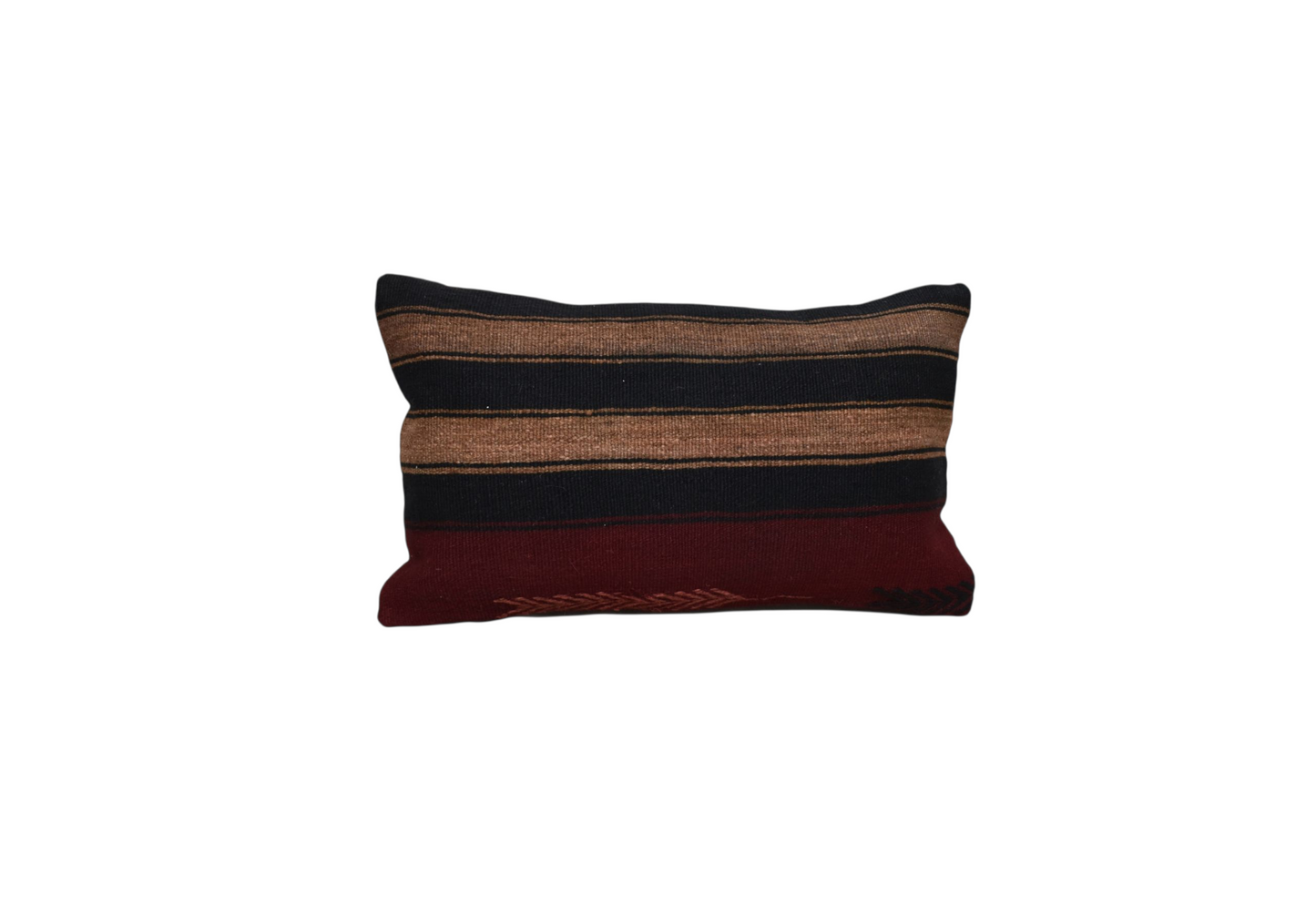 Kilim Antik El Dokuma Dekoratif Lumbar Kilim Kırlent Yastık Kılıfı 1047 - Yeni - Çok Renkli