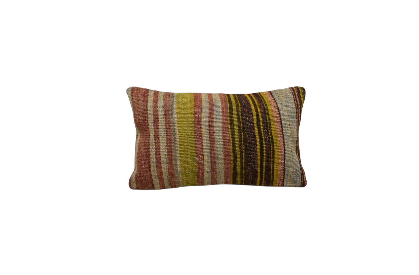 Kilim Antik El Dokuma Dekoratif Lumbar Kilim Kırlent Yastık Kılıfı 1049 - Yeni - Çok Renkli