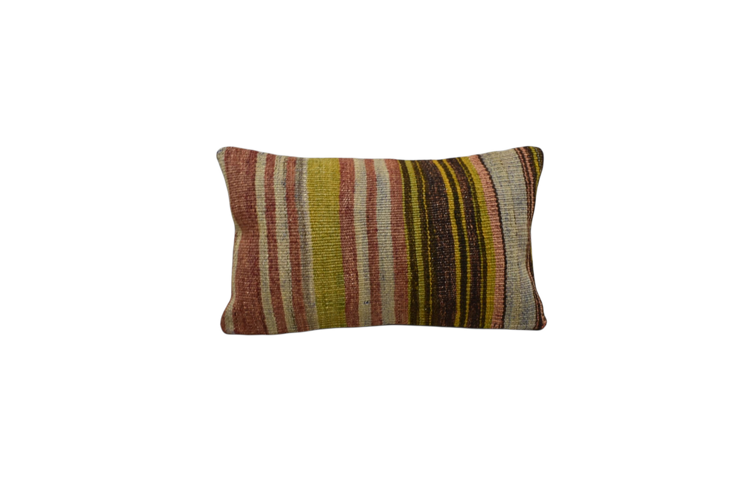 Kilim Antik El Dokuma Dekoratif Lumbar Kilim Kırlent Yastık Kılıfı 1049 - Yeni - Çok Renkli