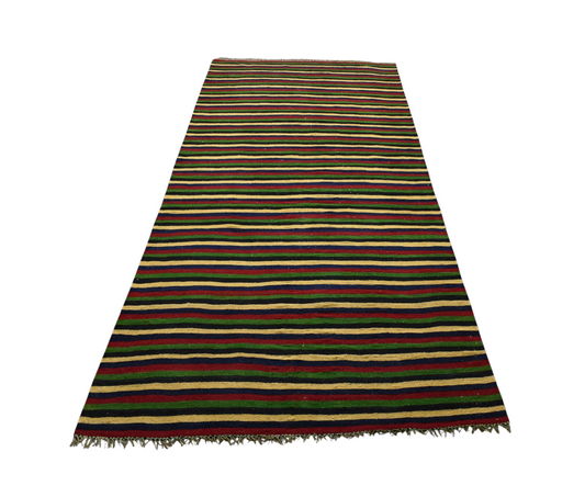 Kilim Antik El Dokuması Yün Sivas Kilimi 0104 - Yeni - Çok Renkli