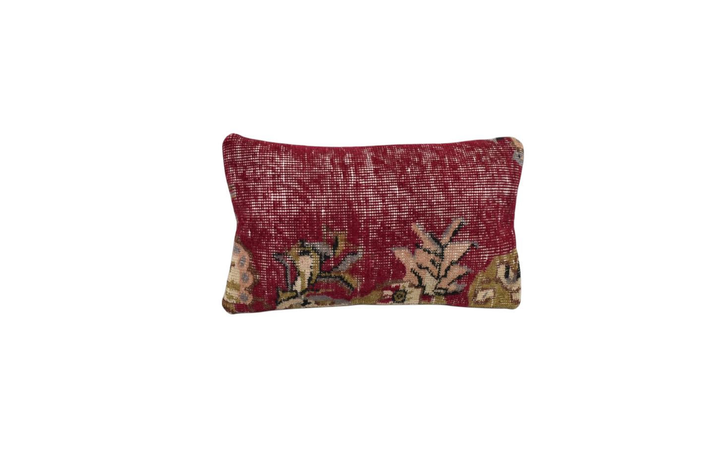 Kilim Antik El Dokuma Dekoratif Lumbar Halı Kırlent Yastık Kılıfı 1051 - Vintage - Çok Renkli