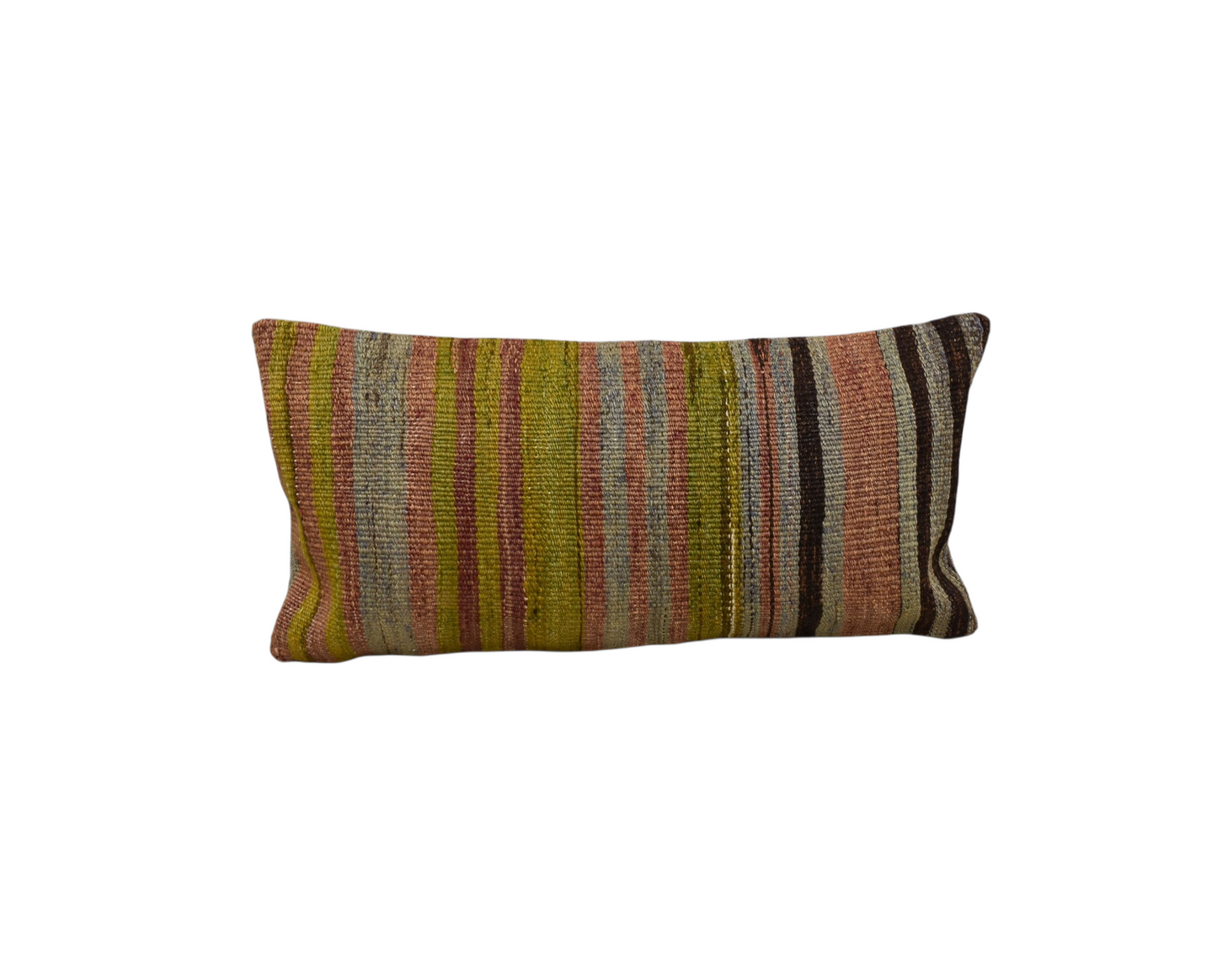 Kilim Antik El Dokuma Dekoratif Lumbar Kilim Kırlent Yastık Kılıfı 1055 - Yeni - Çok Renkli