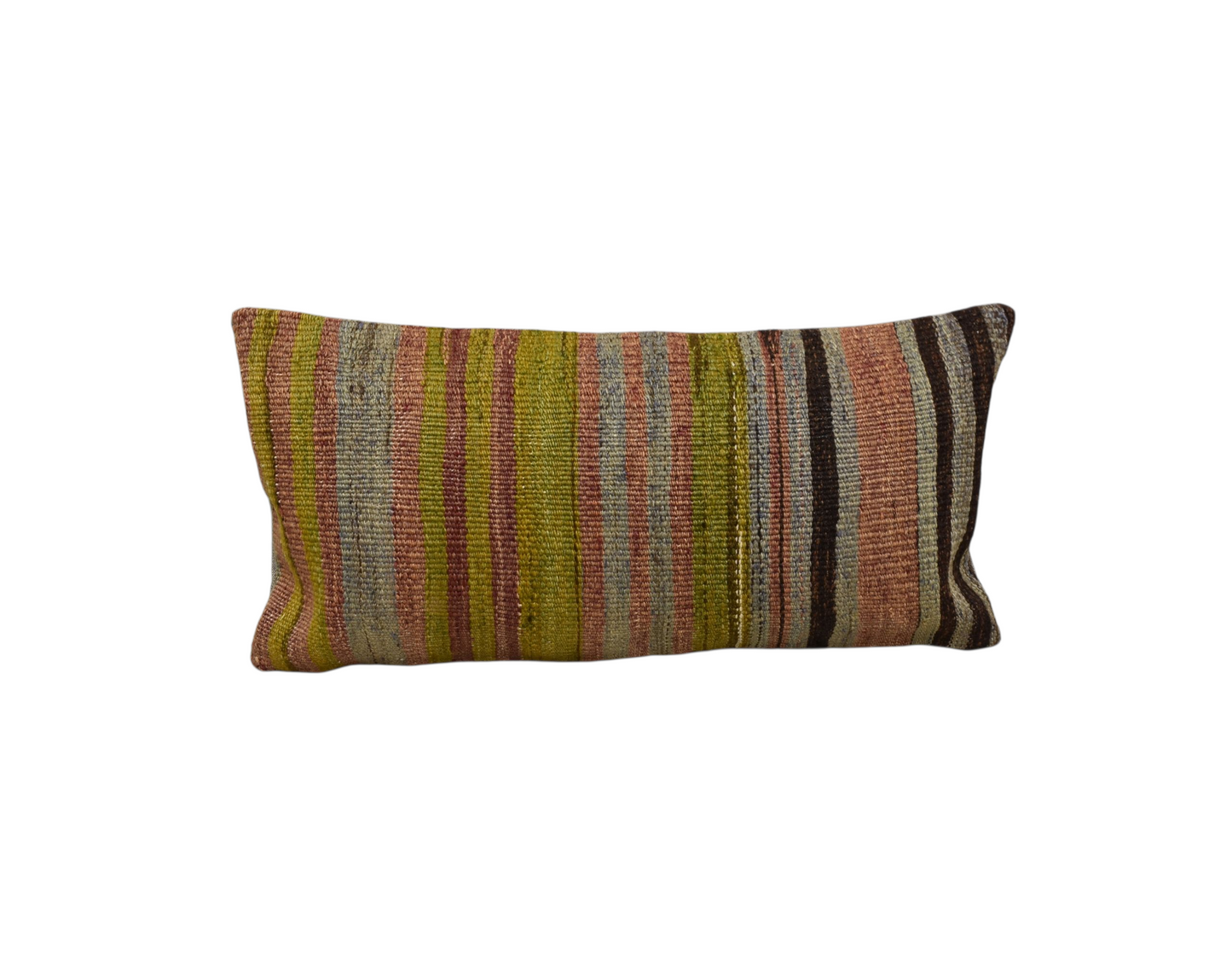 Kilim Antik El Dokuma Dekoratif Lumbar Kilim Kırlent Yastık Kılıfı 1055 - Yeni - Çok Renkli