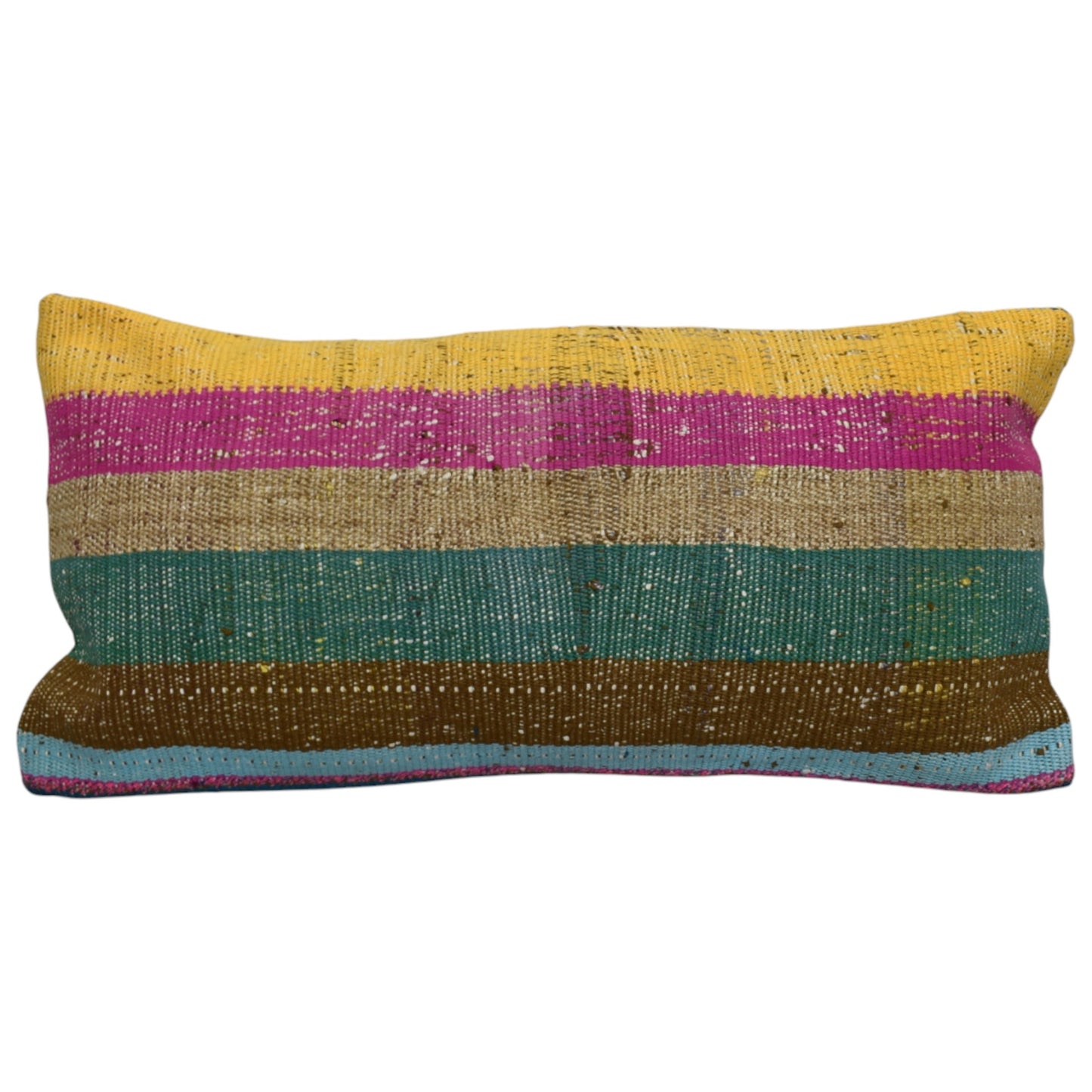 Kilim Antik El Dokuma Dekoratif Lumbar Kilim Kırlent Yastık Kılıfı 1056 - Yeni - Çok Renkli