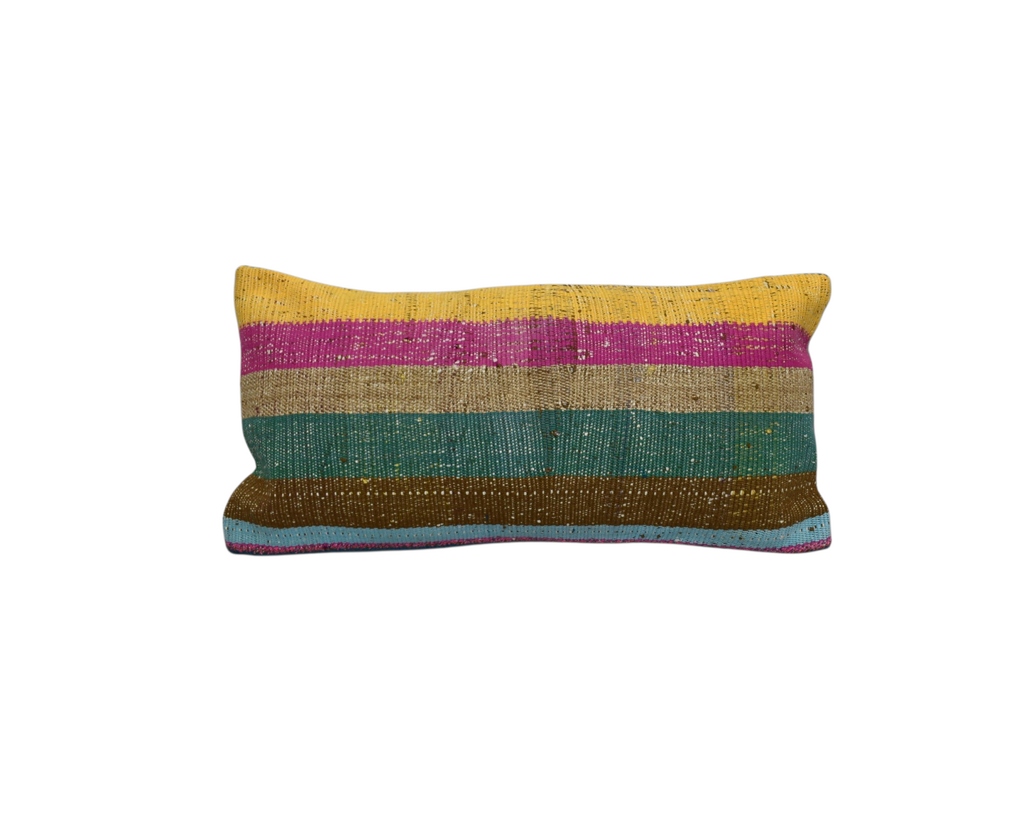Kilim Antik El Dokuma Dekoratif Lumbar Kilim Kırlent Yastık Kılıfı 1056 - Yeni - Çok Renkli