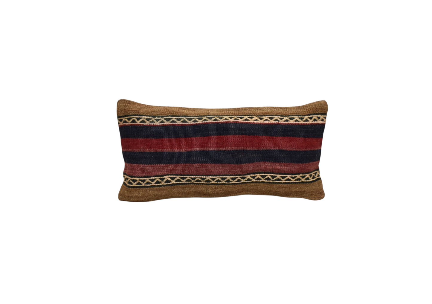 Kilim Antik El Dokuma Dekoratif Lumbar Kilim Kırlent Yastık Kılıfı 1057 - Yeni - Çok Renkli