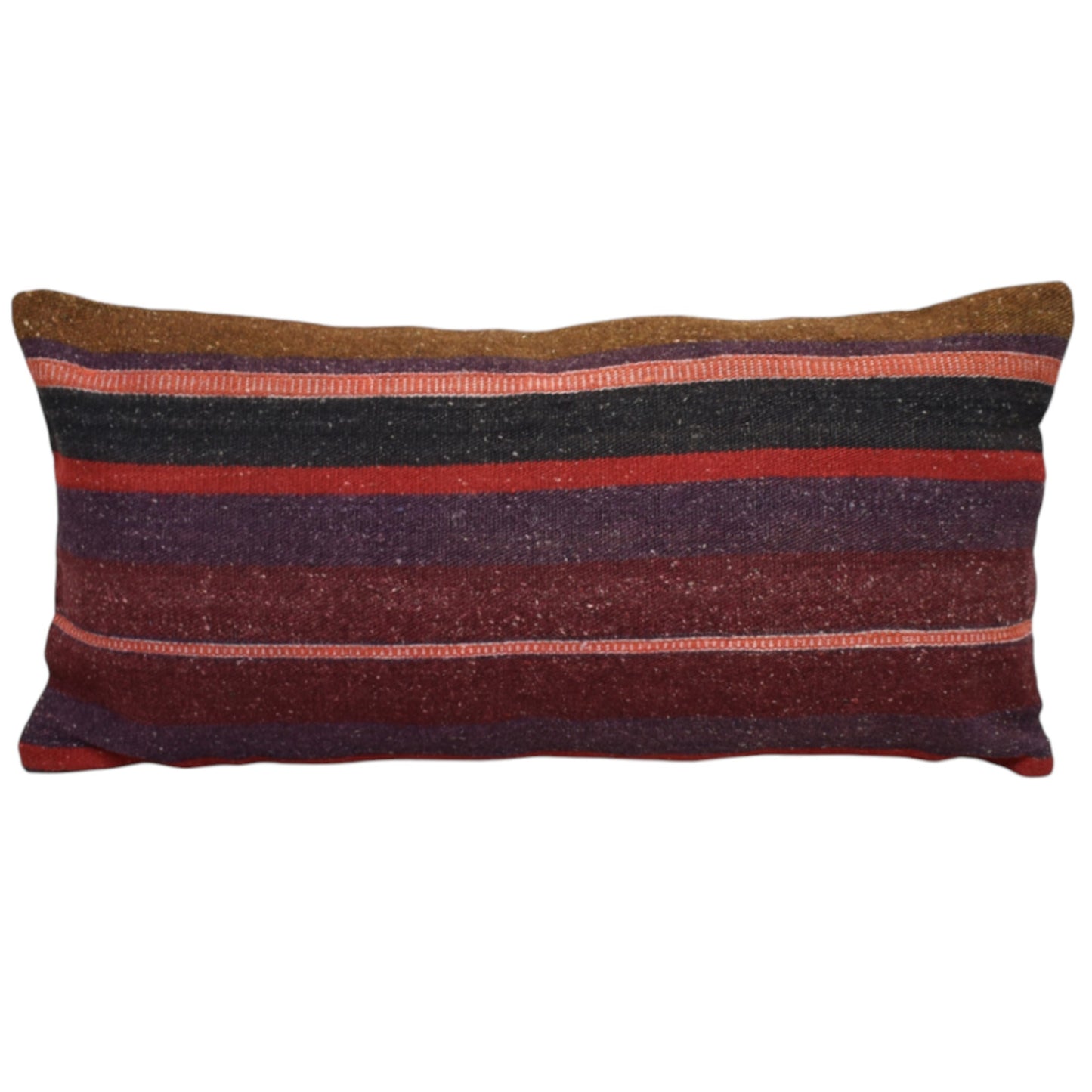 Kilim Antik El Dokuma Dekoratif Lumbar Kilim Kırlent Yastık Kılıfı 1061 - Yeni - Çok Renkli