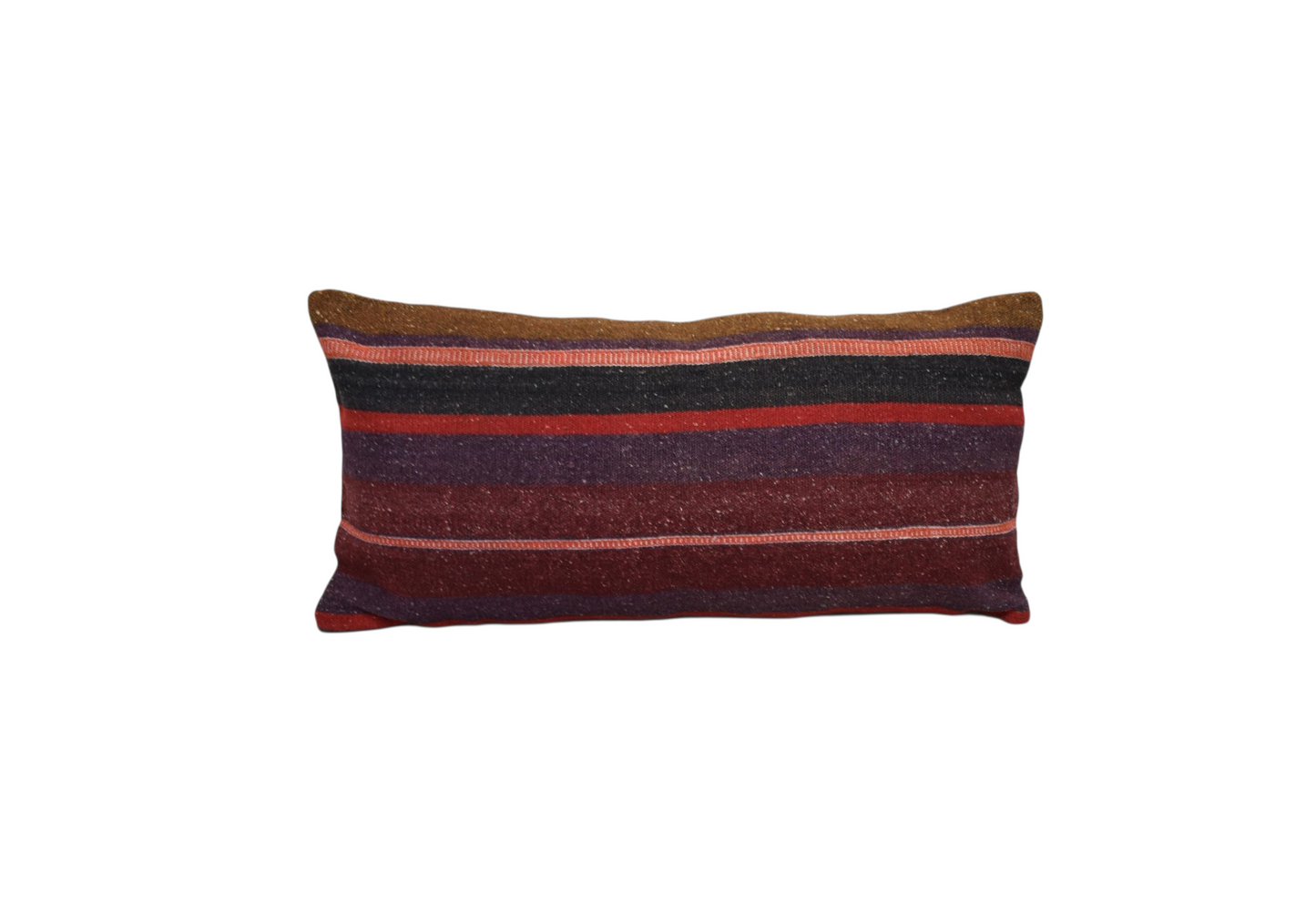 Kilim Antik El Dokuma Dekoratif Lumbar Kilim Kırlent Yastık Kılıfı 1061 - Yeni - Çok Renkli