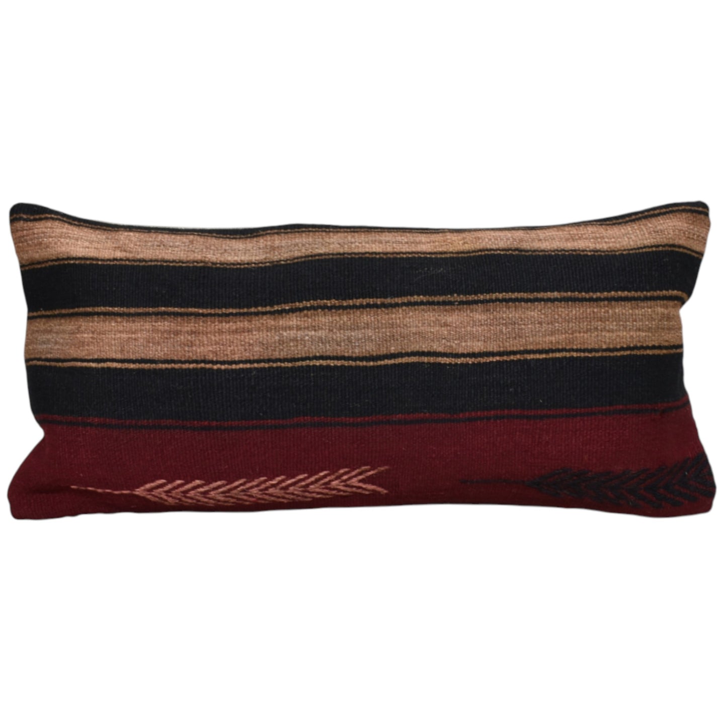 Kilim Antik El Dokuma Dekoratif Lumbar Kilim Kırlent Yastık Kılıfı 1064 - Yeni - Çok Renkli