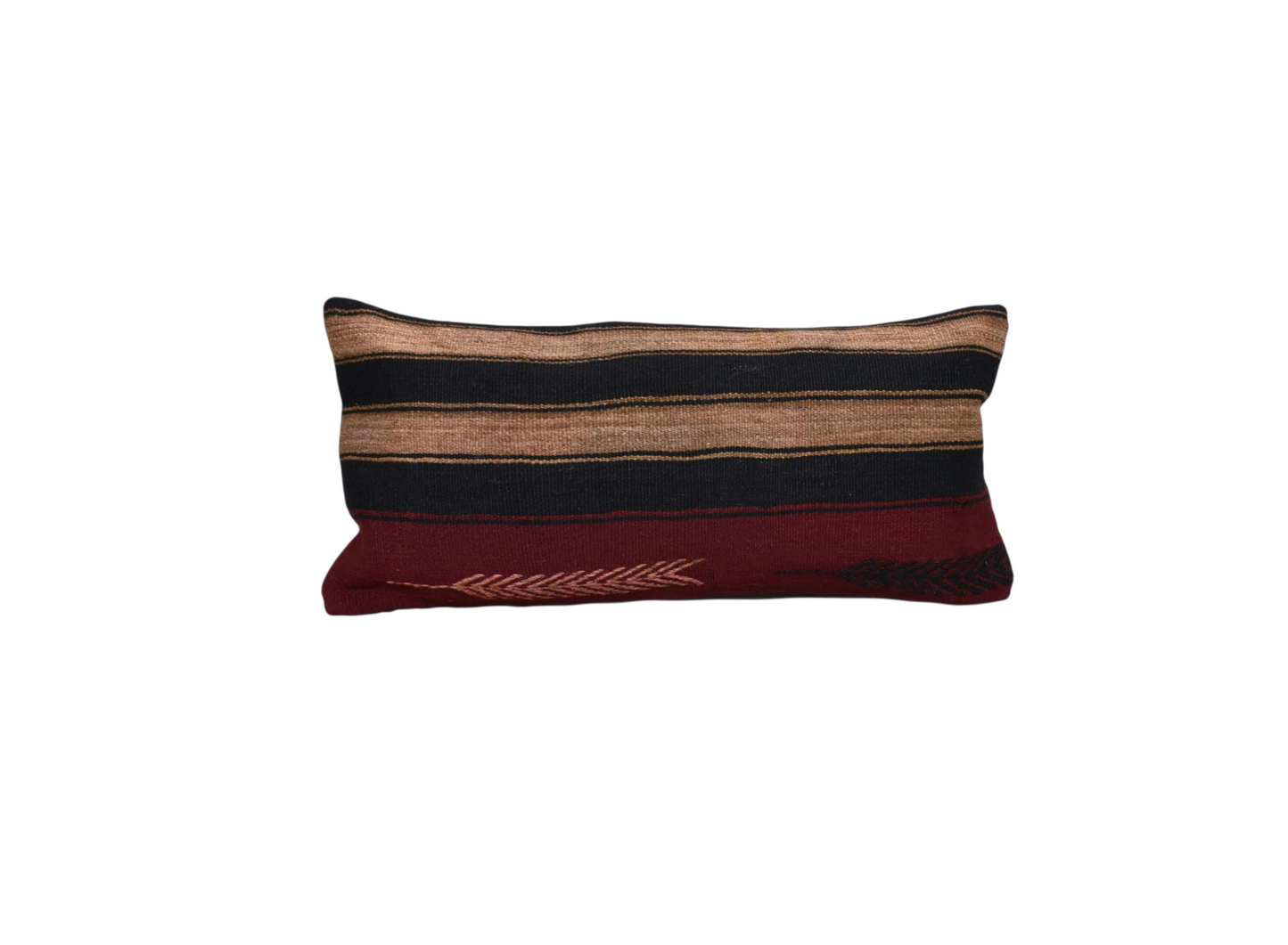 Kilim Antik El Dokuma Dekoratif Lumbar Kilim Kırlent Yastık Kılıfı 1064 - Yeni - Çok Renkli