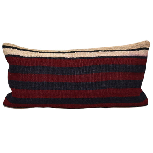 Kilim Antik El Dokuma Dekoratif Lumbar Kilim Kırlent Yastık Kılıfı 1065 - Yeni - Çok Renkli