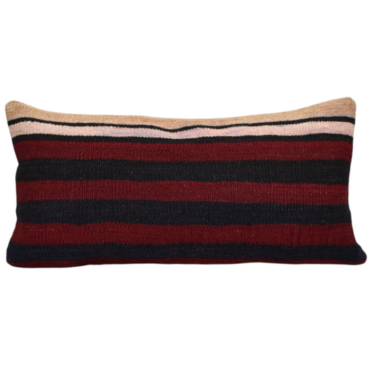 Kilim Antik El Dokuma Dekoratif Lumbar Kilim Kırlent Yastık Kılıfı 1068 - Yeni - Çok Renkli