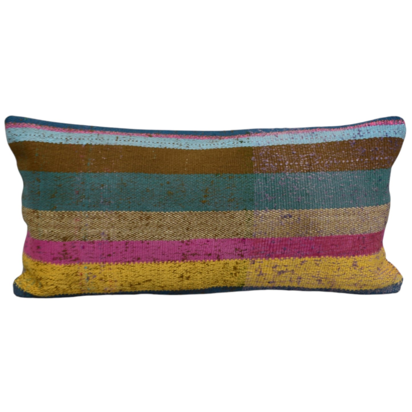 Kilim Antik El Dokuma Dekoratif Lumbar Kilim Kırlent Yastık Kılıfı 1070 - Yeni - Çok Renkli