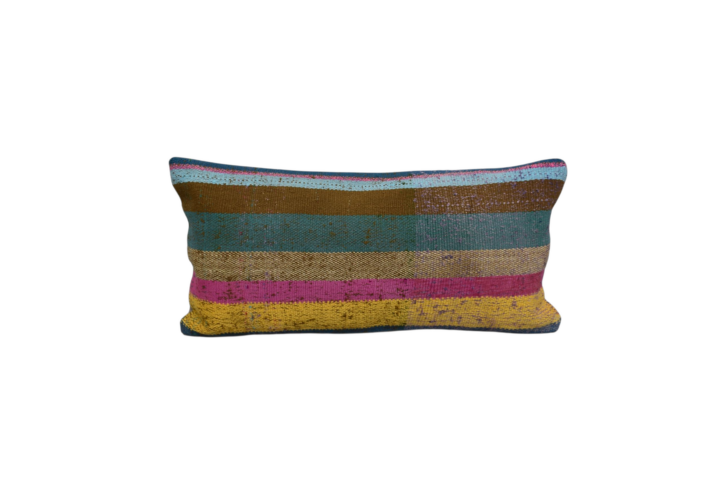 Kilim Antik El Dokuma Dekoratif Lumbar Kilim Kırlent Yastık Kılıfı 1070 - Yeni - Çok Renkli