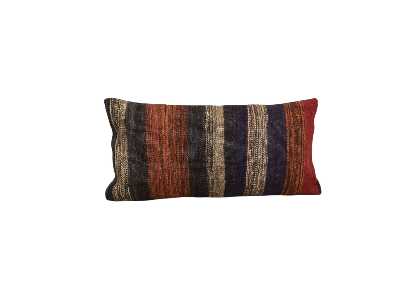 Kilim Antik El Dokuma Dekoratif Lumbar Kilim Kırlent Yastık Kılıfı 1072 - Yeni - Çok Renkli