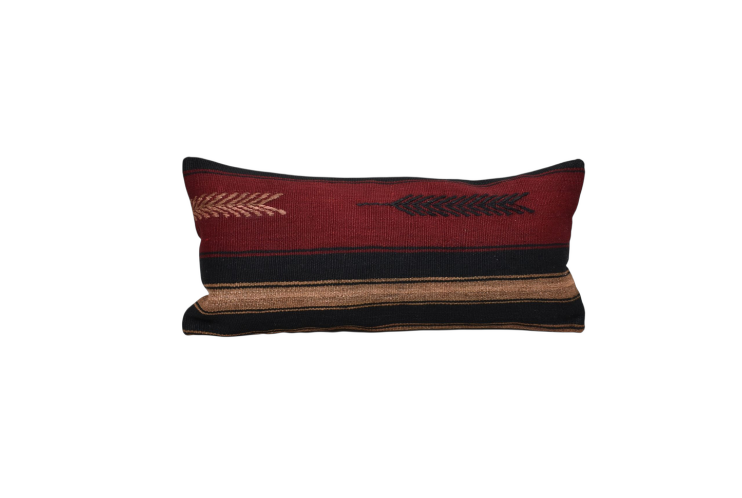 Kilim Antik El Dokuma Dekoratif Lumbar Kilim Kırlent Yastık Kılıfı 1073 - Yeni - Çok Renkli