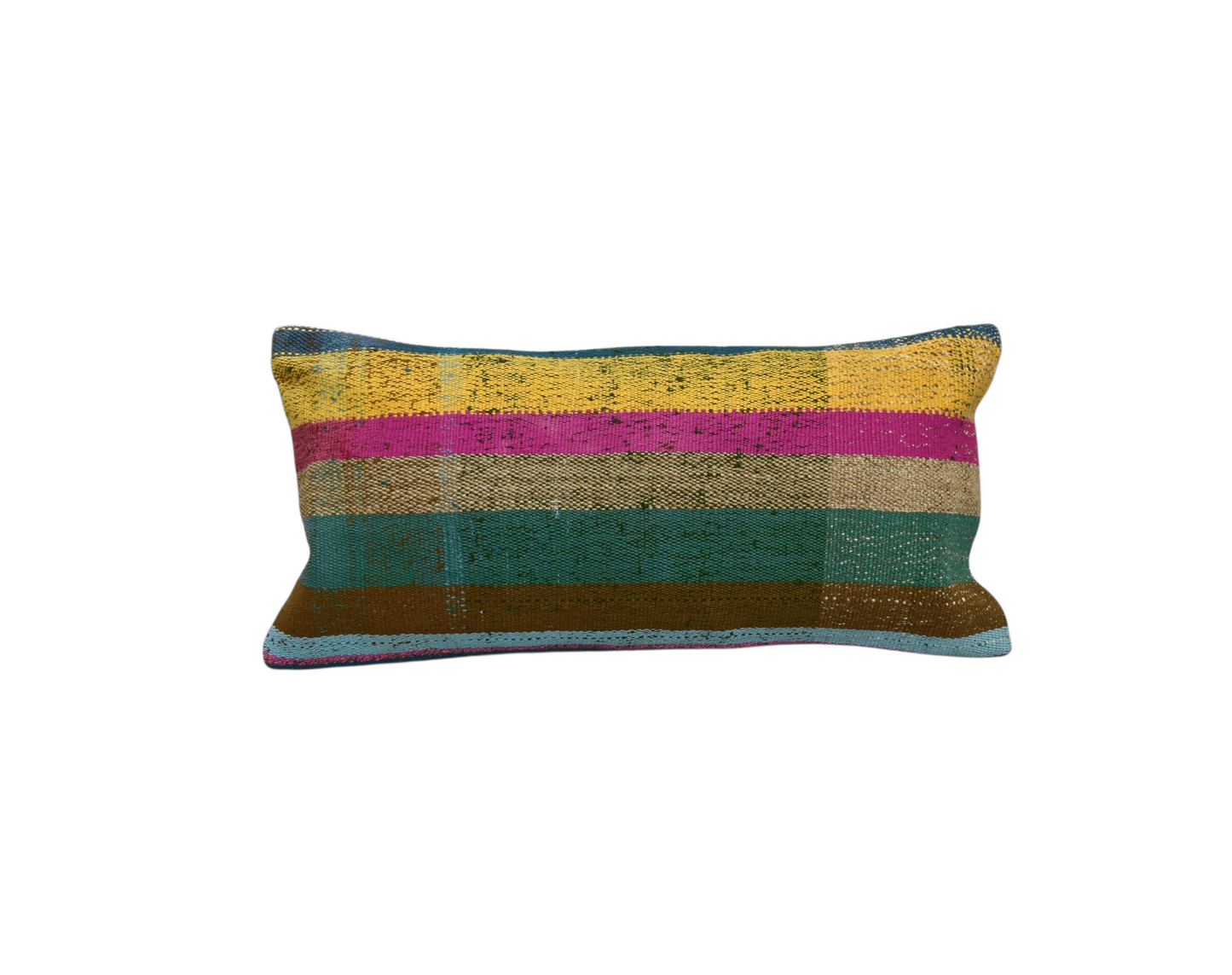 Kilim Antik El Dokuma Dekoratif Lumbar Kilim Kırlent Yastık Kılıfı 1074 - Yeni - Çok Renkli