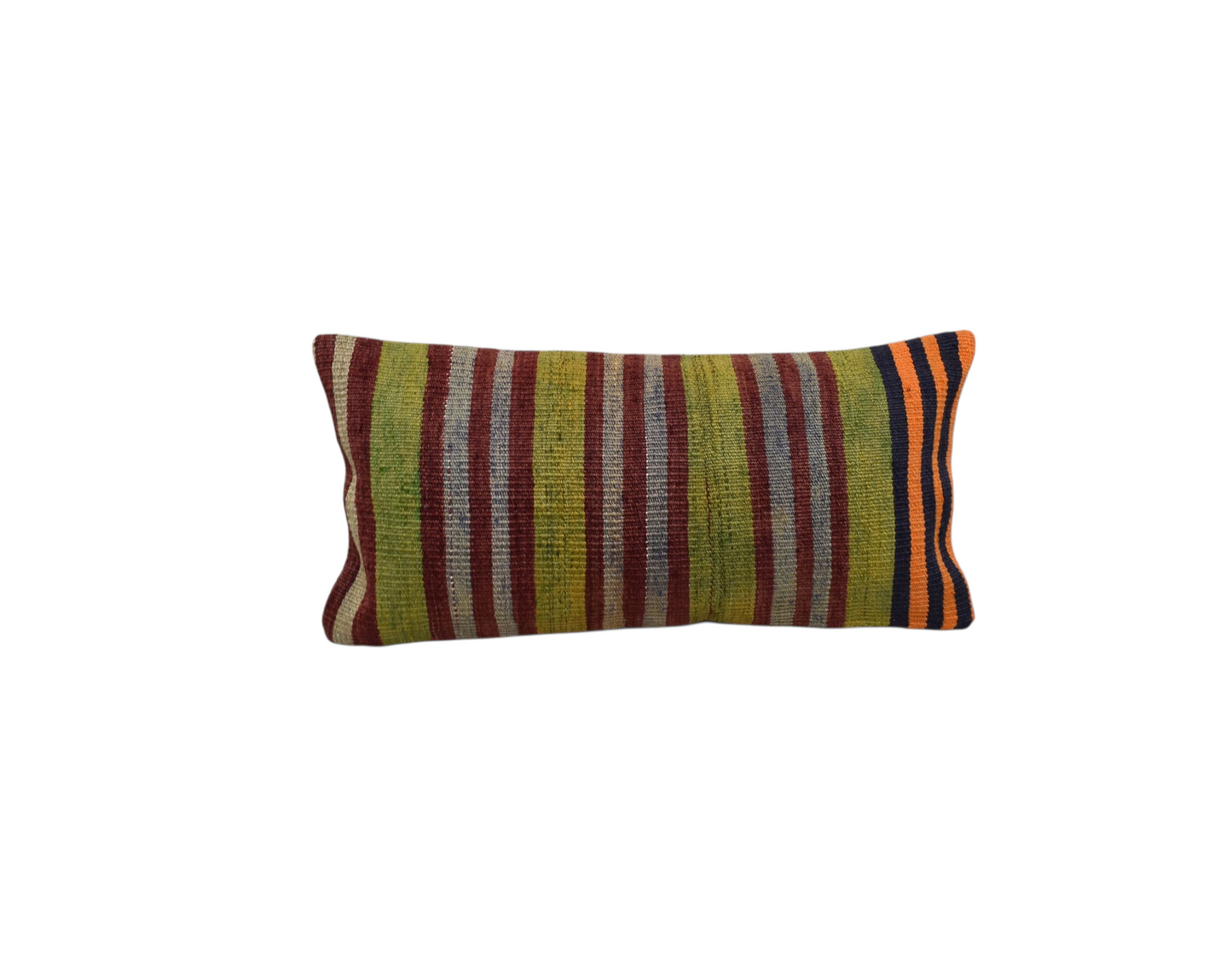 Kilim Antik El Dokuma Dekoratif Lumbar Kilim Kırlent Yastık Kılıfı 1078 - Yeni - Çok Renkli